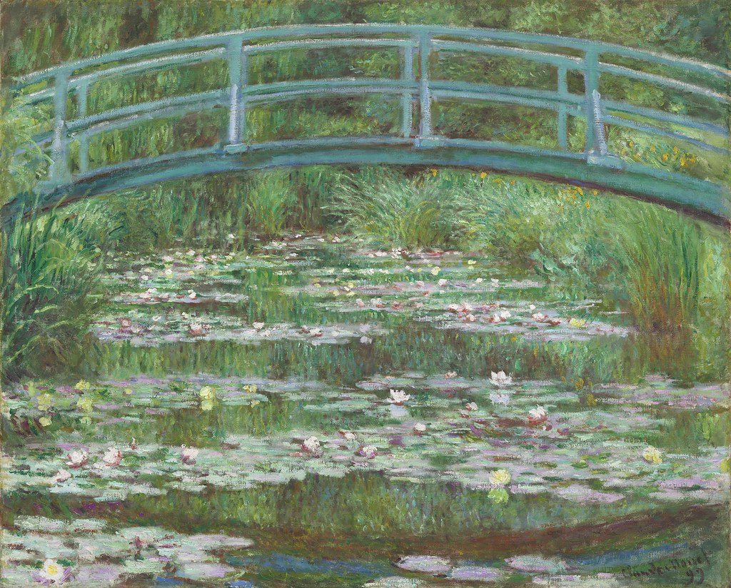 musée albertina Claude Monet - The Japanese Footbridge [1899]